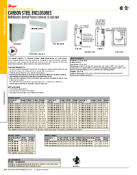 Thumbnail of document Data Sheet - Series CSE-N1 Carbon Steel Enclosures